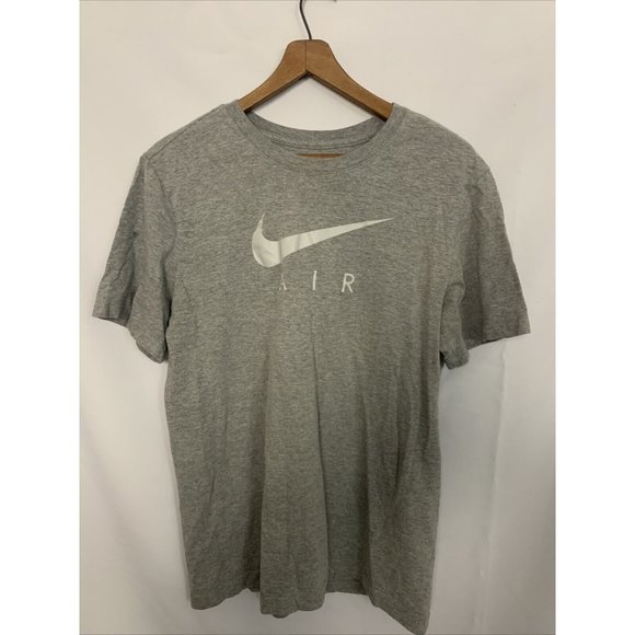 Nike Other - Nike air men’s M heather gray short sleeve graphic t shirt swoosh logo